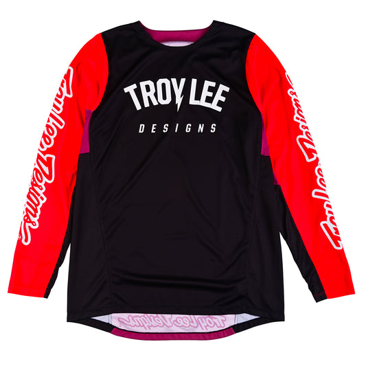 Maillot GP Pro Boltz Noir / Rouge fluo