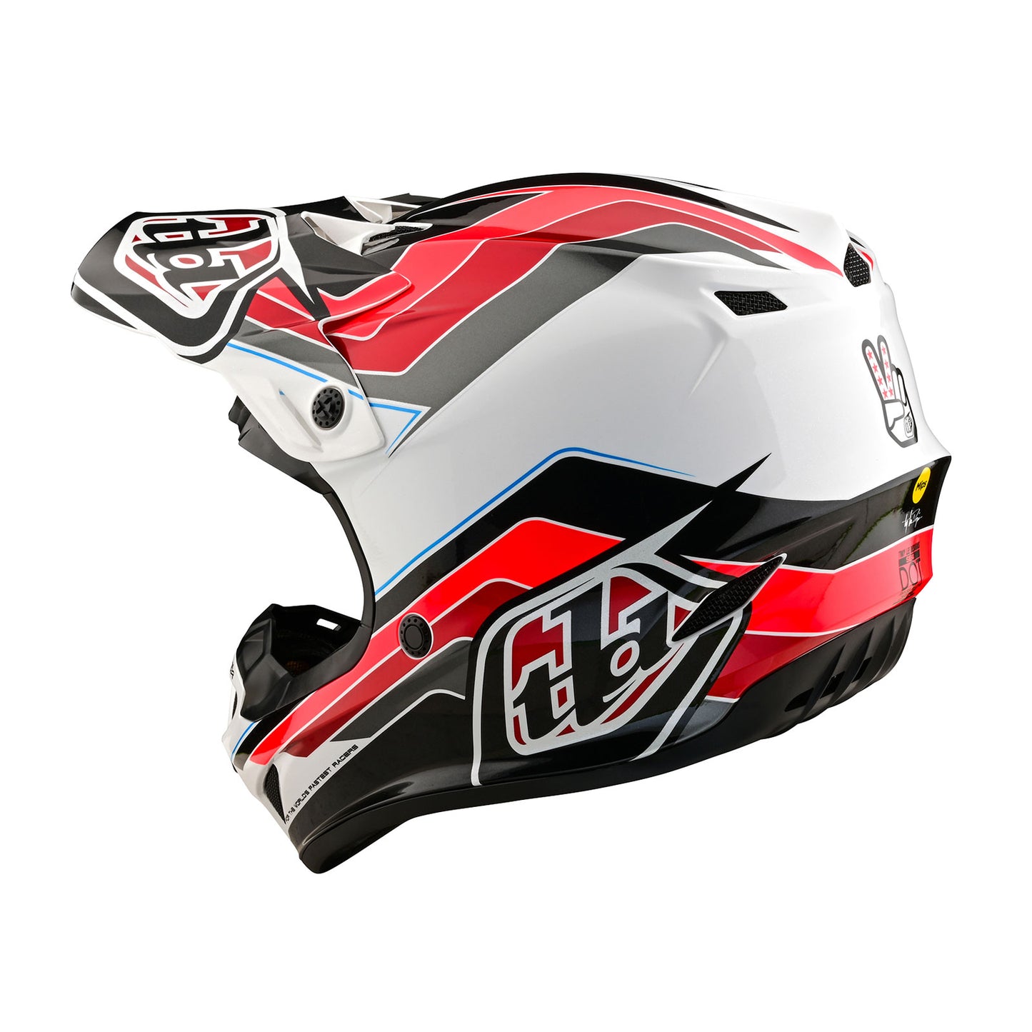 Youth SE4 Polyacrylite Helmet W/MIPS Block Charcoal / Red