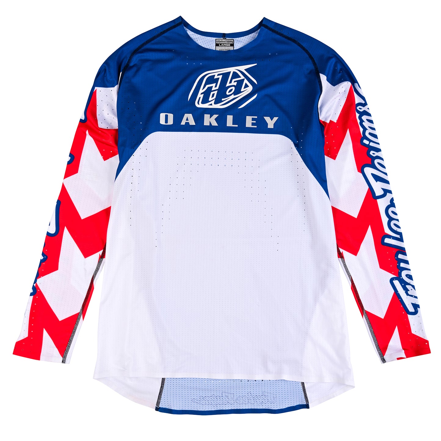 Maillot SE Ultra Troy Lee Designs X Oakley Vision Blanc / Bleu