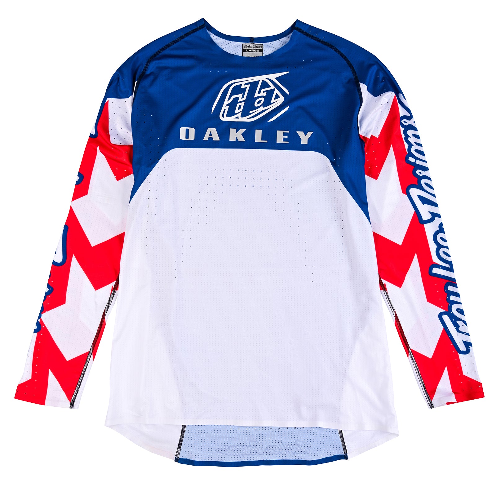 Maillot SE Ultra Troy Lee Designs X Oakley Vision Blanc / Bleu