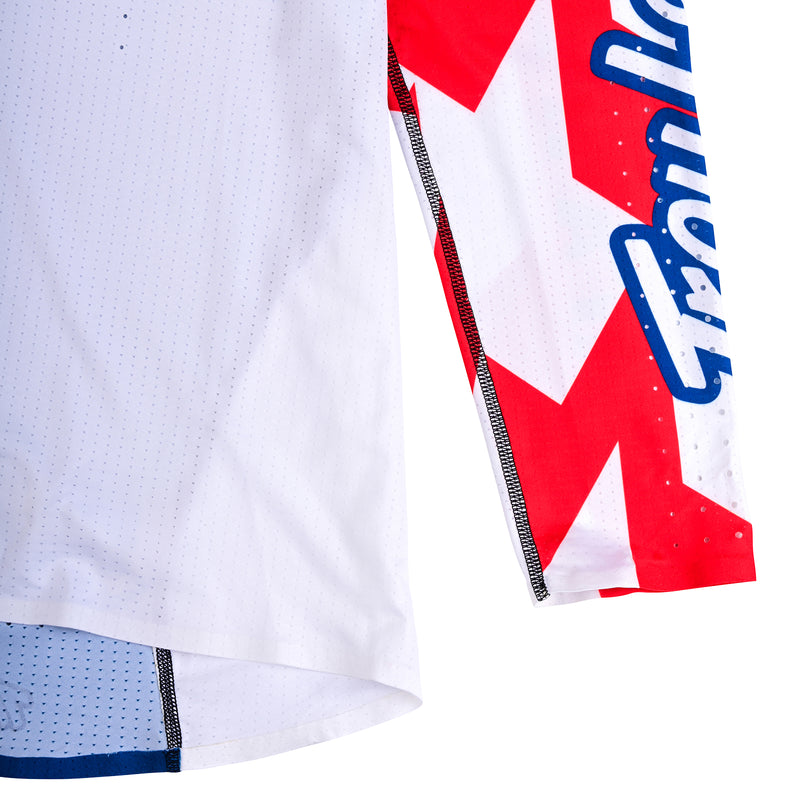 Maillot SE Ultra Troy Lee Designs X Oakley Vision Blanc / Bleu