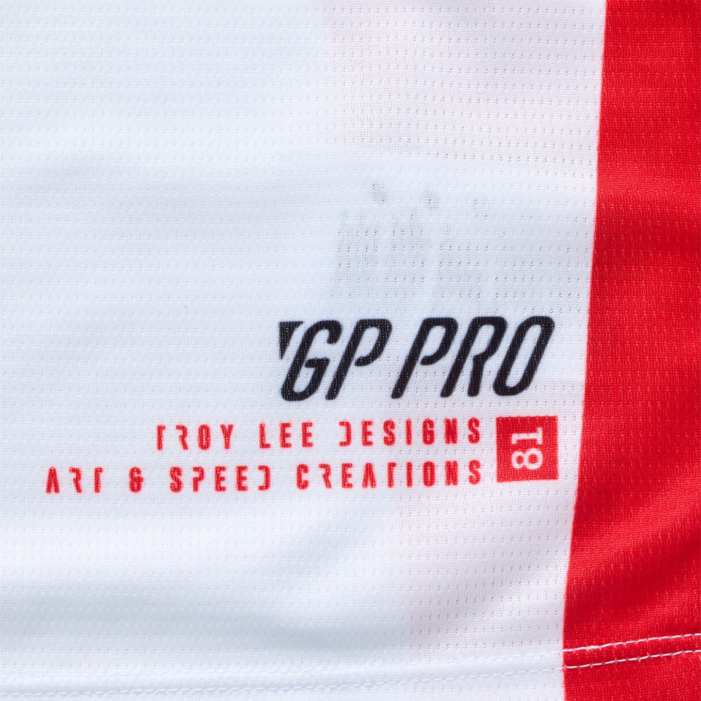 Cadres de maillot GP Pro blancs/rouges