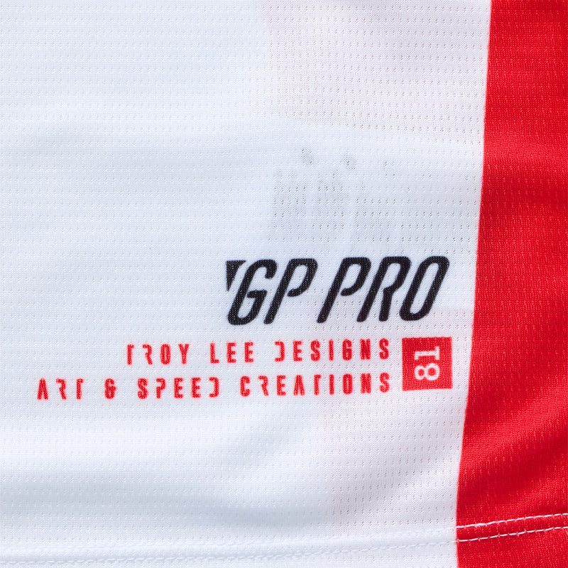 Cadres de maillot GP Pro blancs/rouges