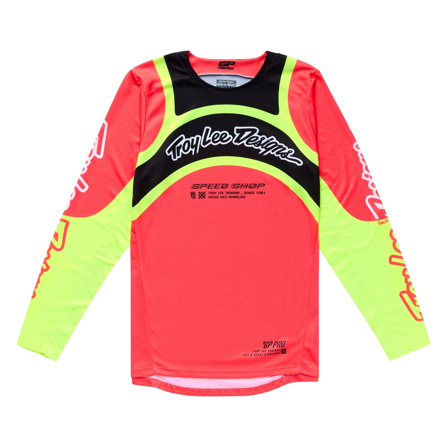 Maillot GP Pro Swerve Infra Rouge / Jaune Fluo