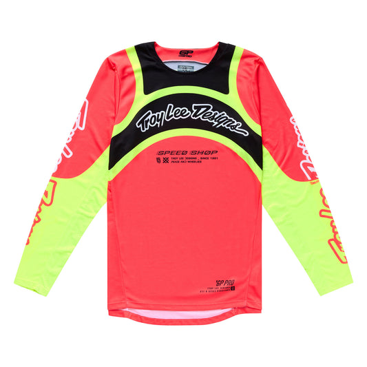 Maillot GP Pro Swerve Infra Rouge / Jaune Fluo