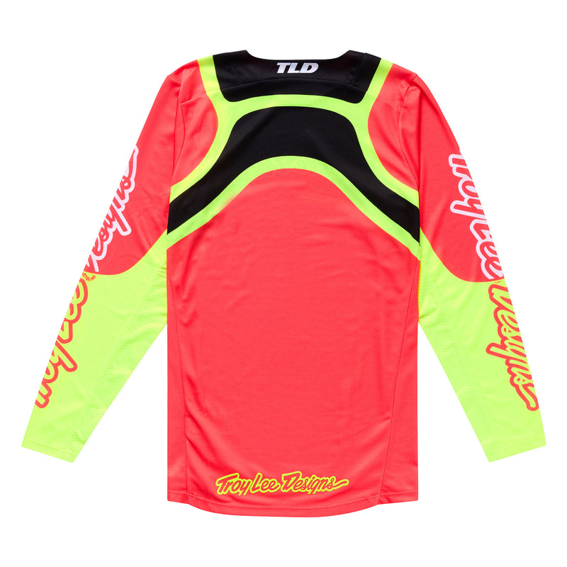Maillot GP Pro Swerve Infra Rouge / Jaune Fluo