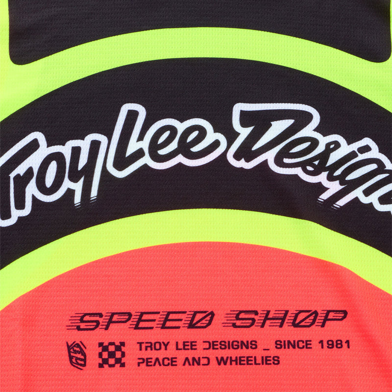 Maillot GP Pro Swerve Infra Rouge / Jaune Fluo