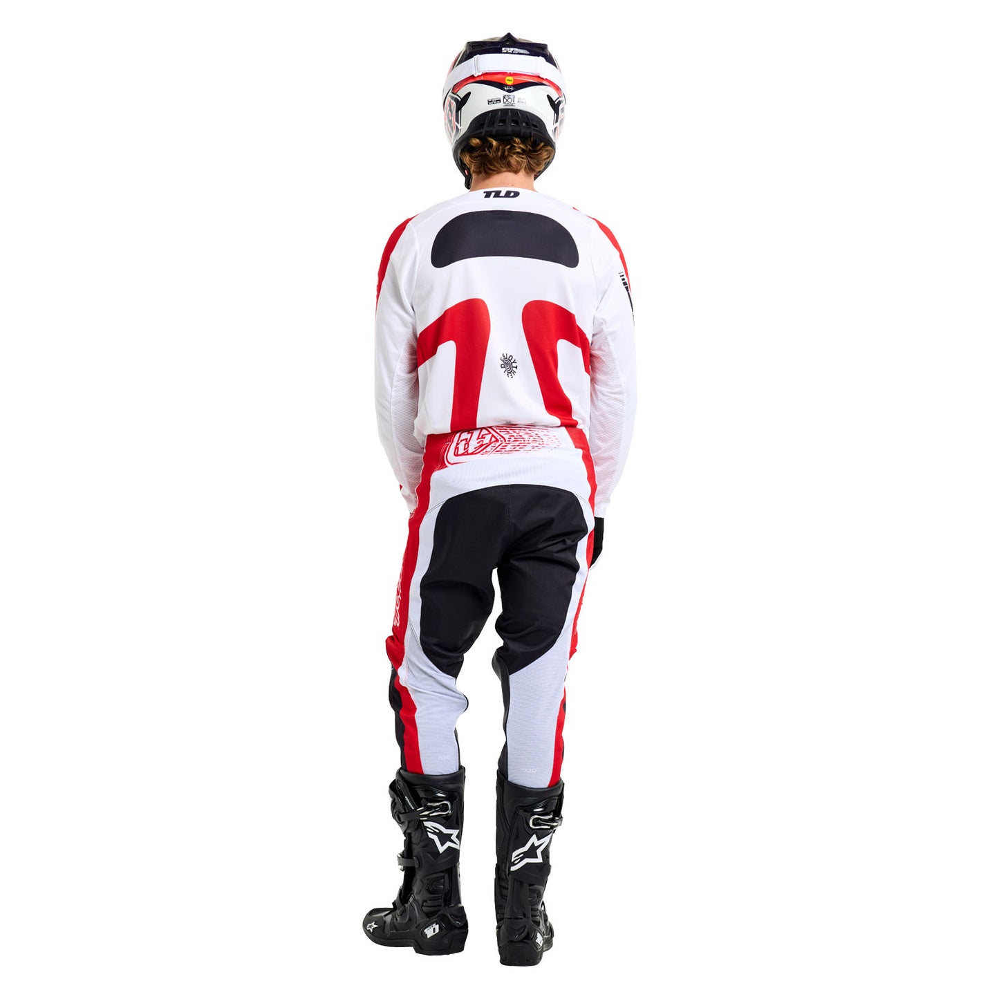 Cadres de pantalon GP Pro Blanc / Rouge