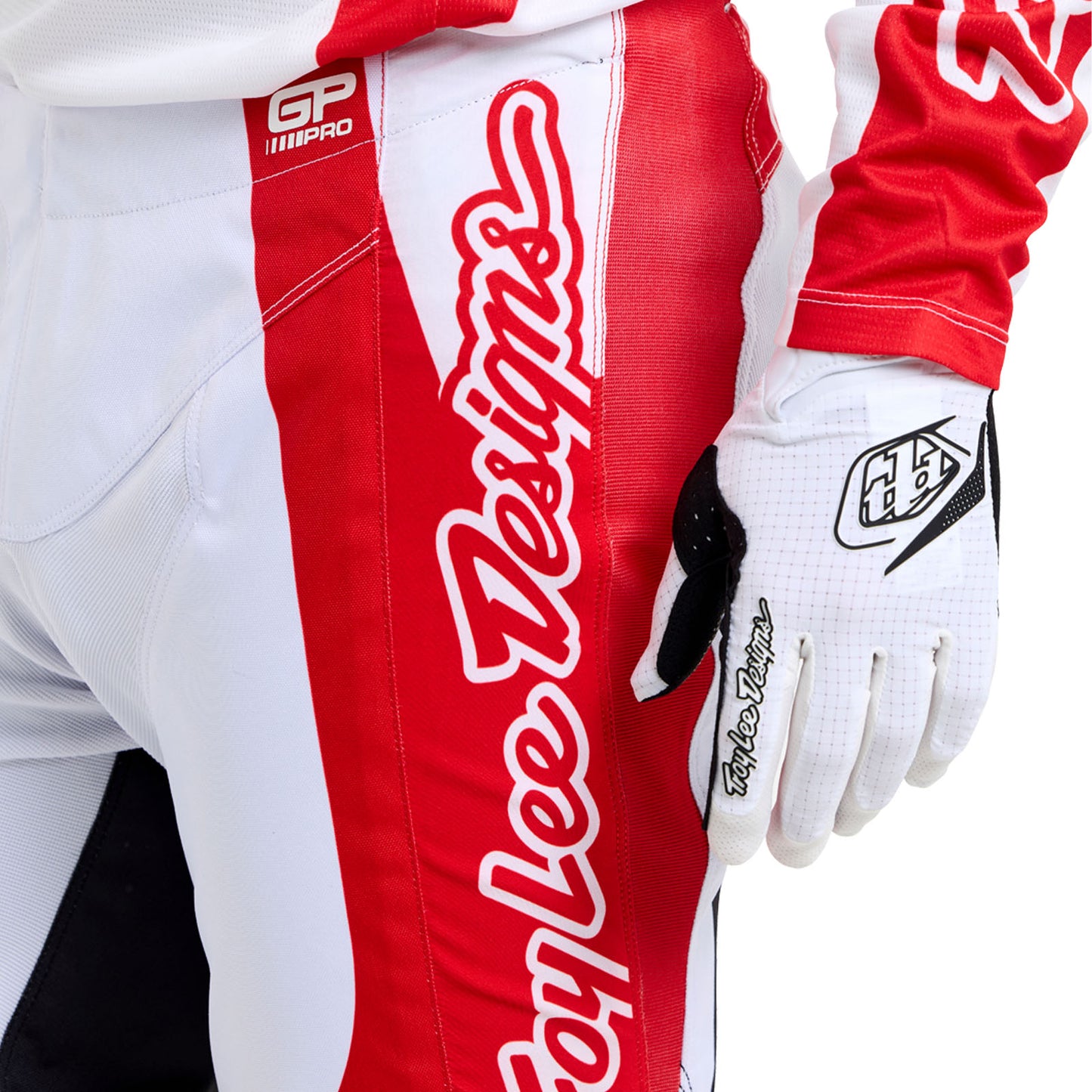 Cadres de pantalon GP Pro Blanc / Rouge