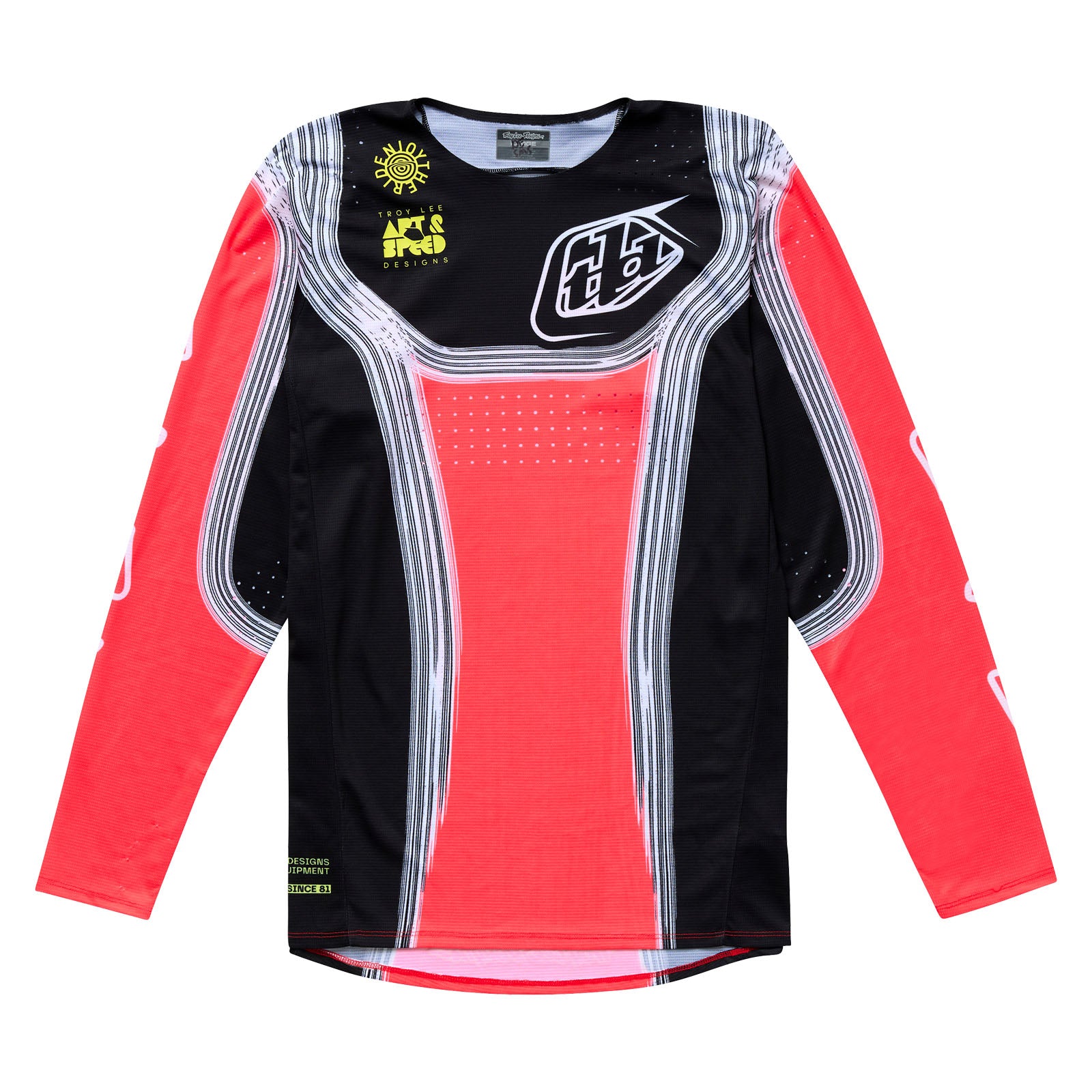 SE Pro Jersey Stripes Infra Red / Black – Troy Lee Designs