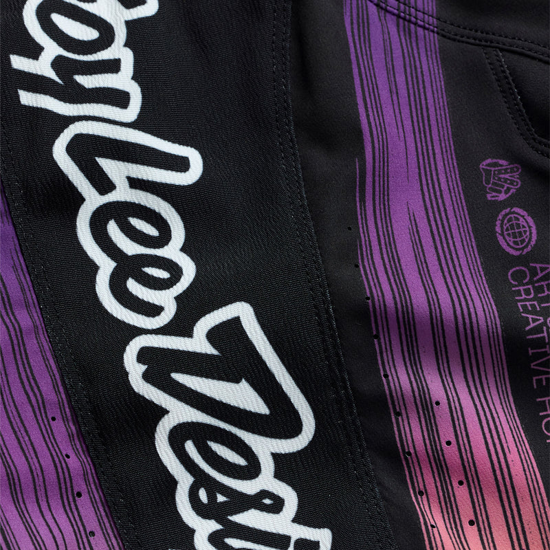 Pantalon SE Pro à rayures noires/multicolores