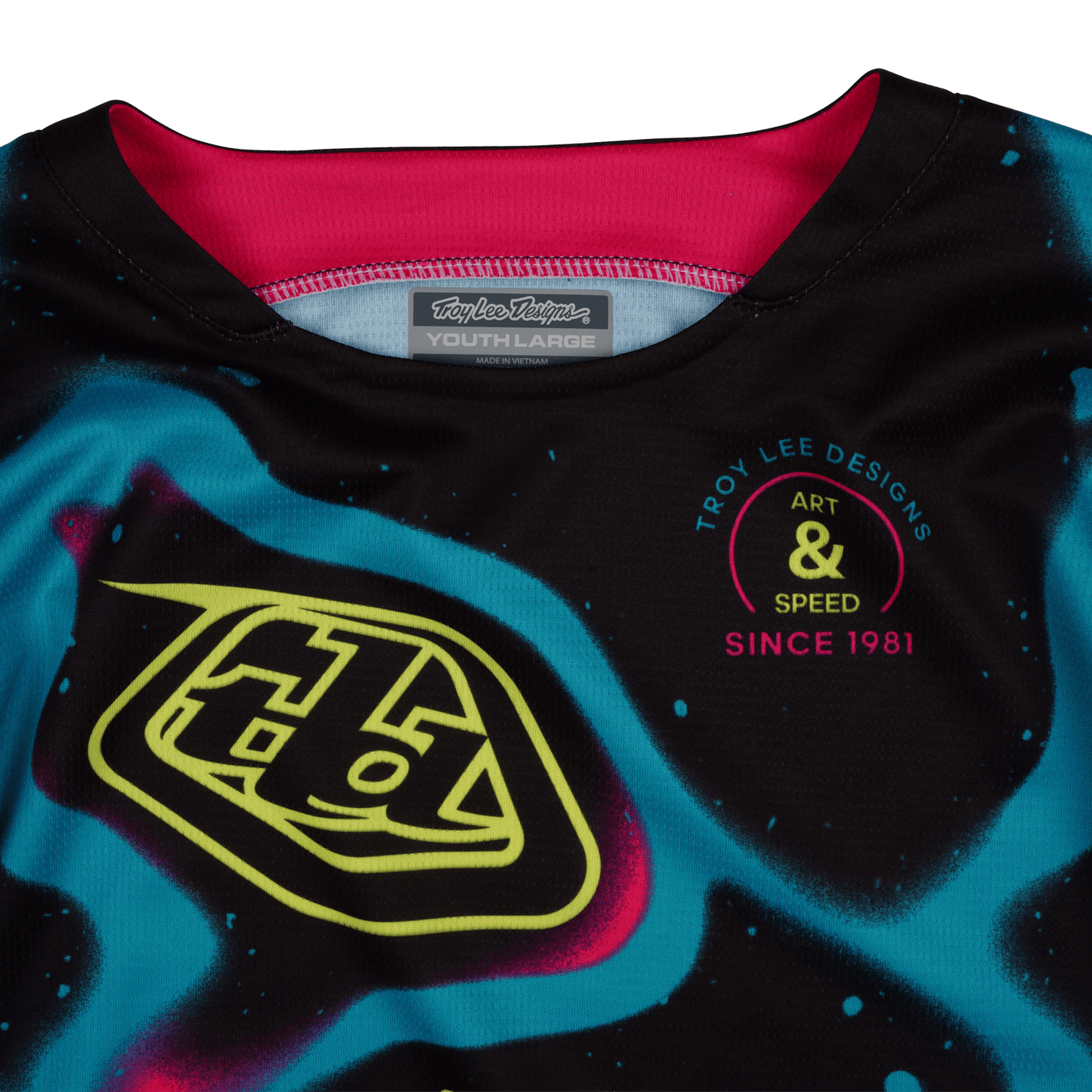 Youth GP Pro Jersey Membrane Black / Glo Yellow