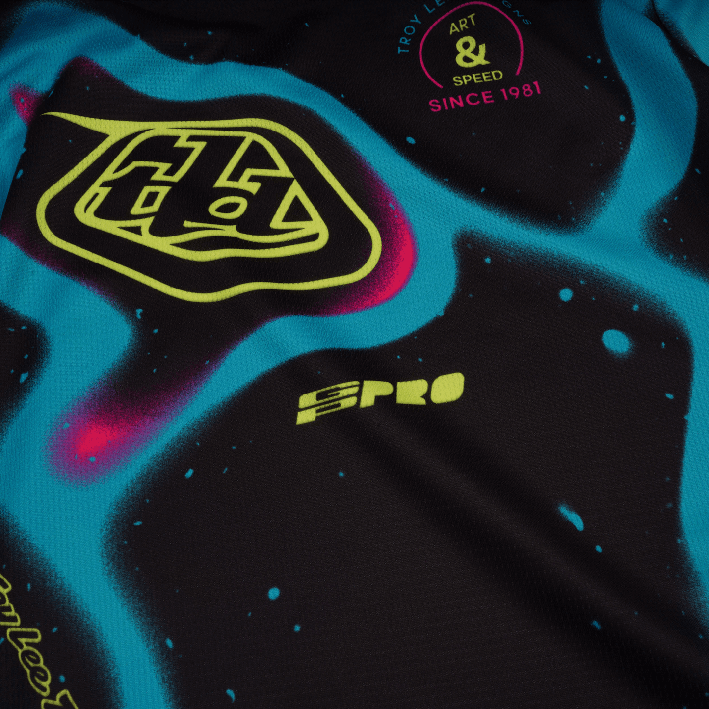 Youth GP Pro Jersey Membrane Black / Glo Yellow