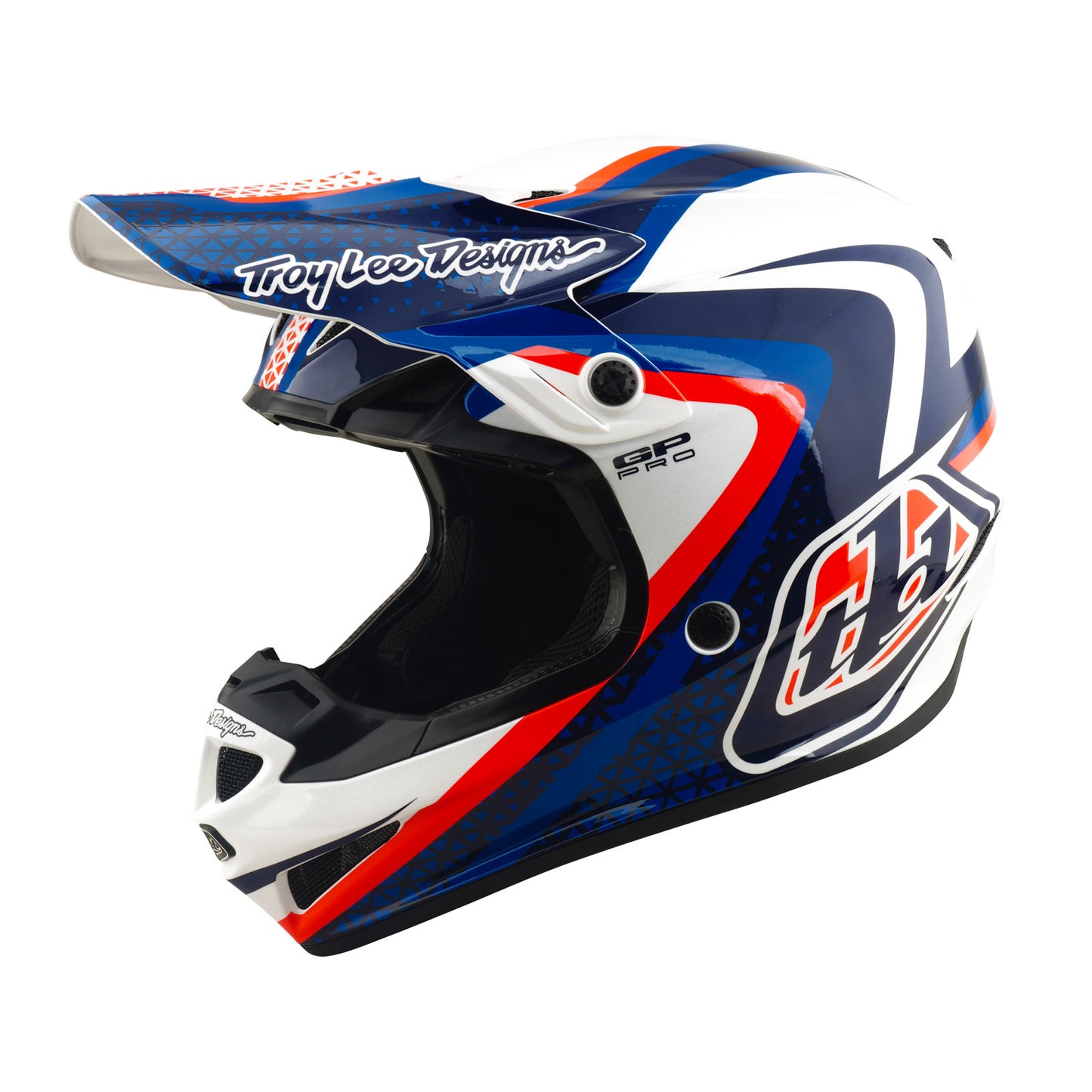 GP Pro Helmet Slides White / Blue