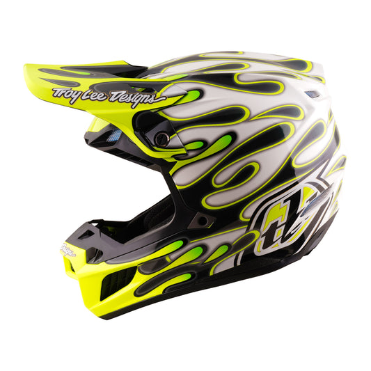 SE5 Composite Helmet Overspray Charcoal / Flo Yellow