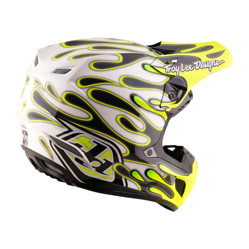 SE5 Composite Helmet Overspray Charcoal / Flo Yellow