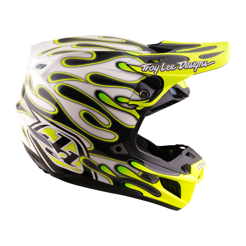 SE5 Composite Helmet Overspray Charcoal / Flo Yellow