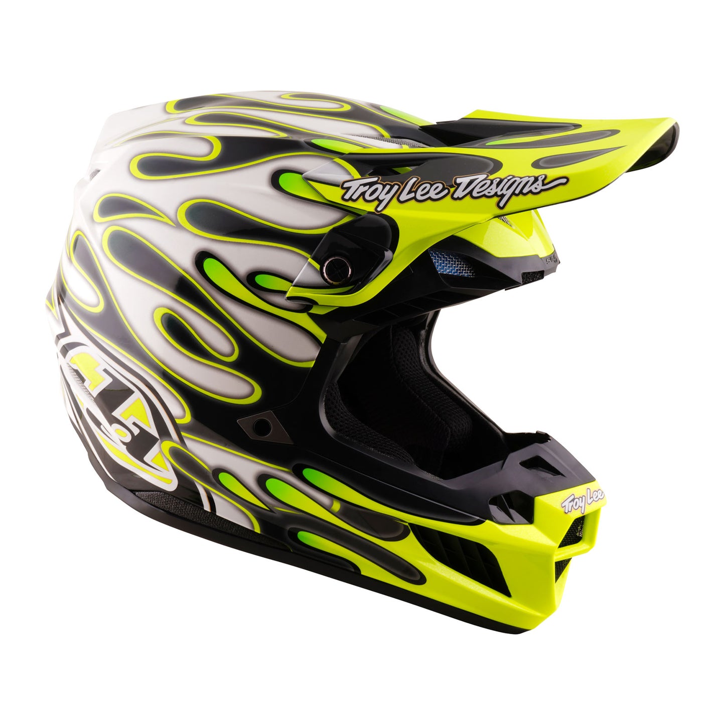 SE5 Composite Helmet Overspray Charcoal / Flo Yellow