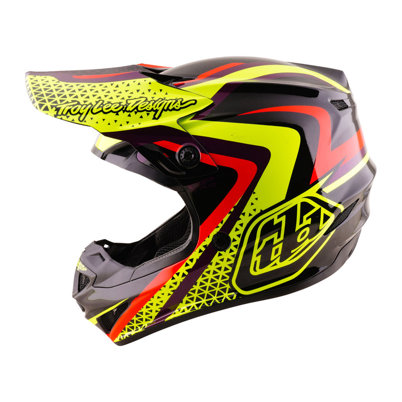 Youth GP Pro Helmet Pulse Black / Flo Yellow