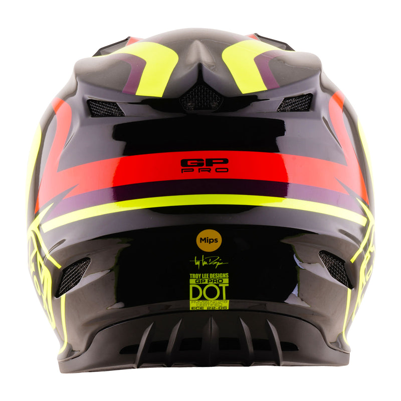 Youth GP Pro Helmet Pulse Black / Flo Yellow