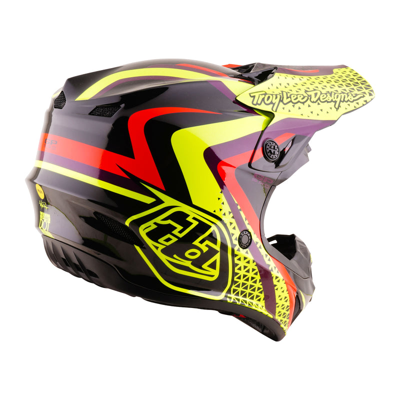 Youth GP Pro Helmet Pulse Black / Flo Yellow