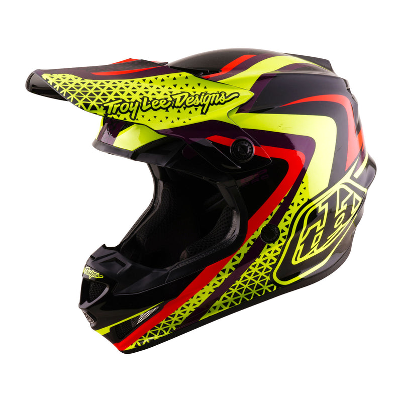 Youth GP Pro Helmet Pulse Black / Flo Yellow