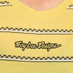 Womens Lilium Ride SS Tee Checked Out Butter