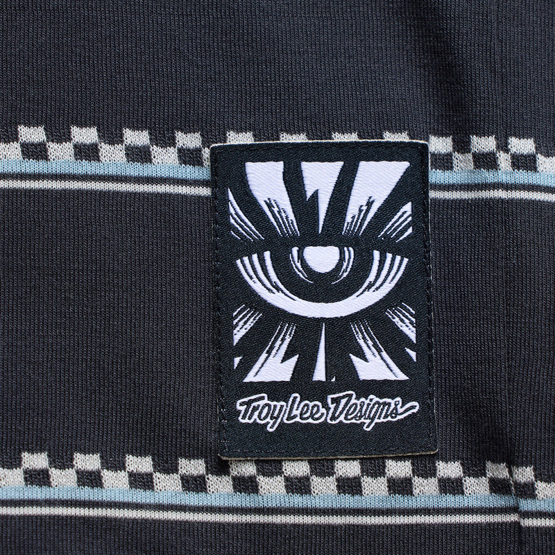 Womens Lilium Ride SS Tee Checked Out Carbon