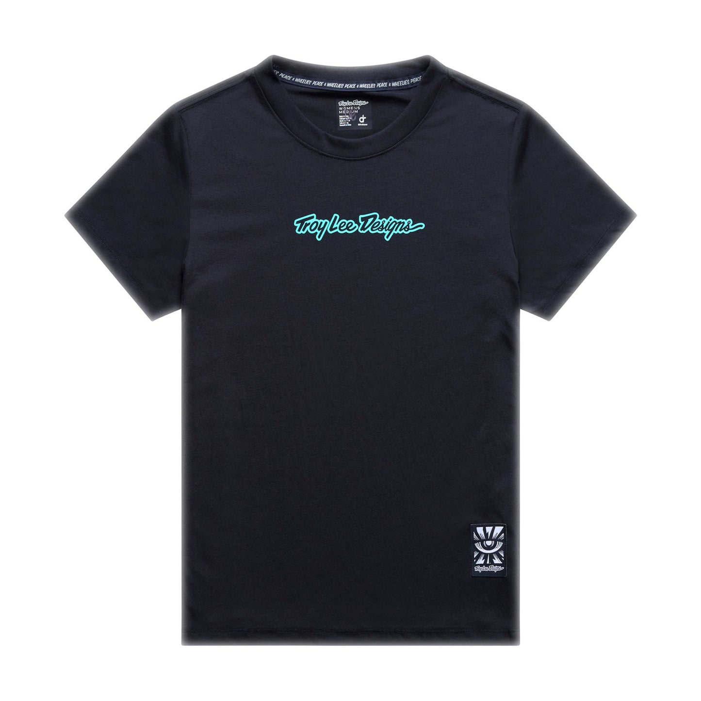 Womens Lilium Ride SS Tee Signature Black