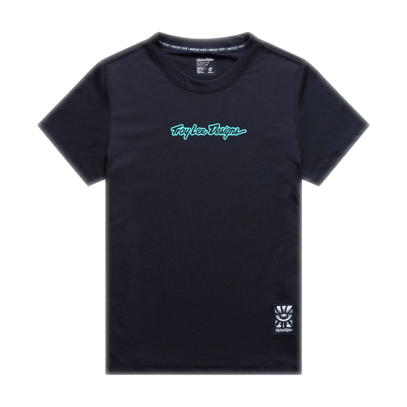 Womens Lilium Ride SS Tee Signature Black