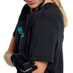 Womens Lilium Ride SS Tee Signature Black