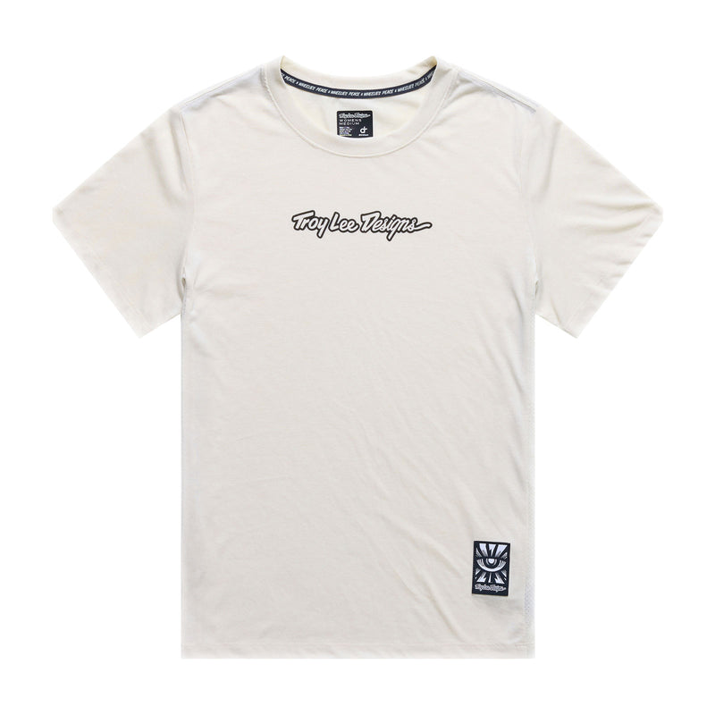 Womens Lilium Ride SS Tee Signature Pumice