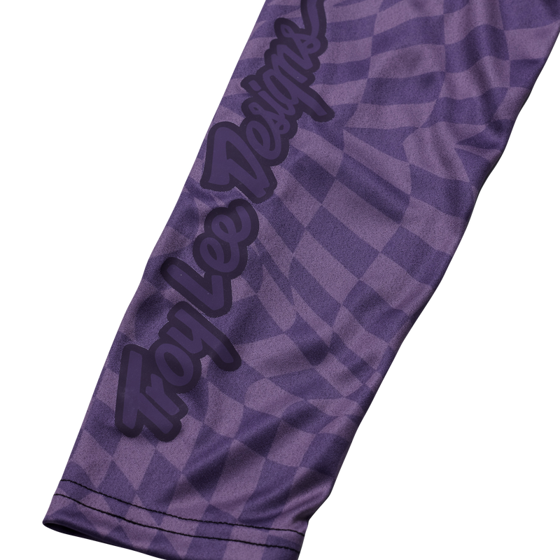 Womens Lilium Pant Twisted Checkers Purple