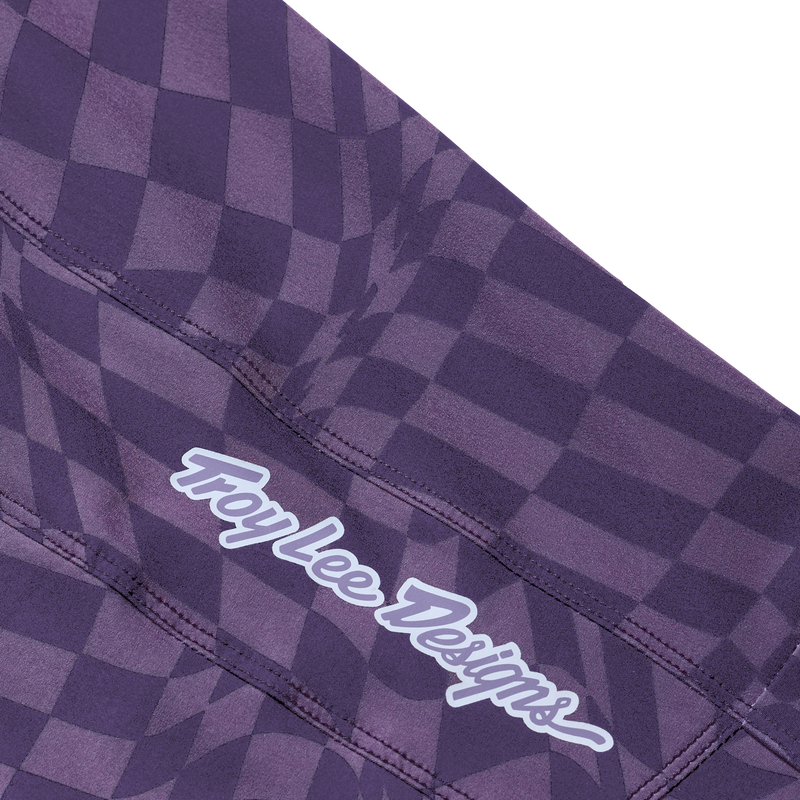 Womens Lilium Pant Twisted Checkers Purple