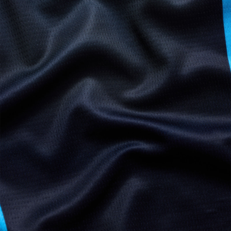 Youth GP Pro LS Jersey Framework Black / Cyan