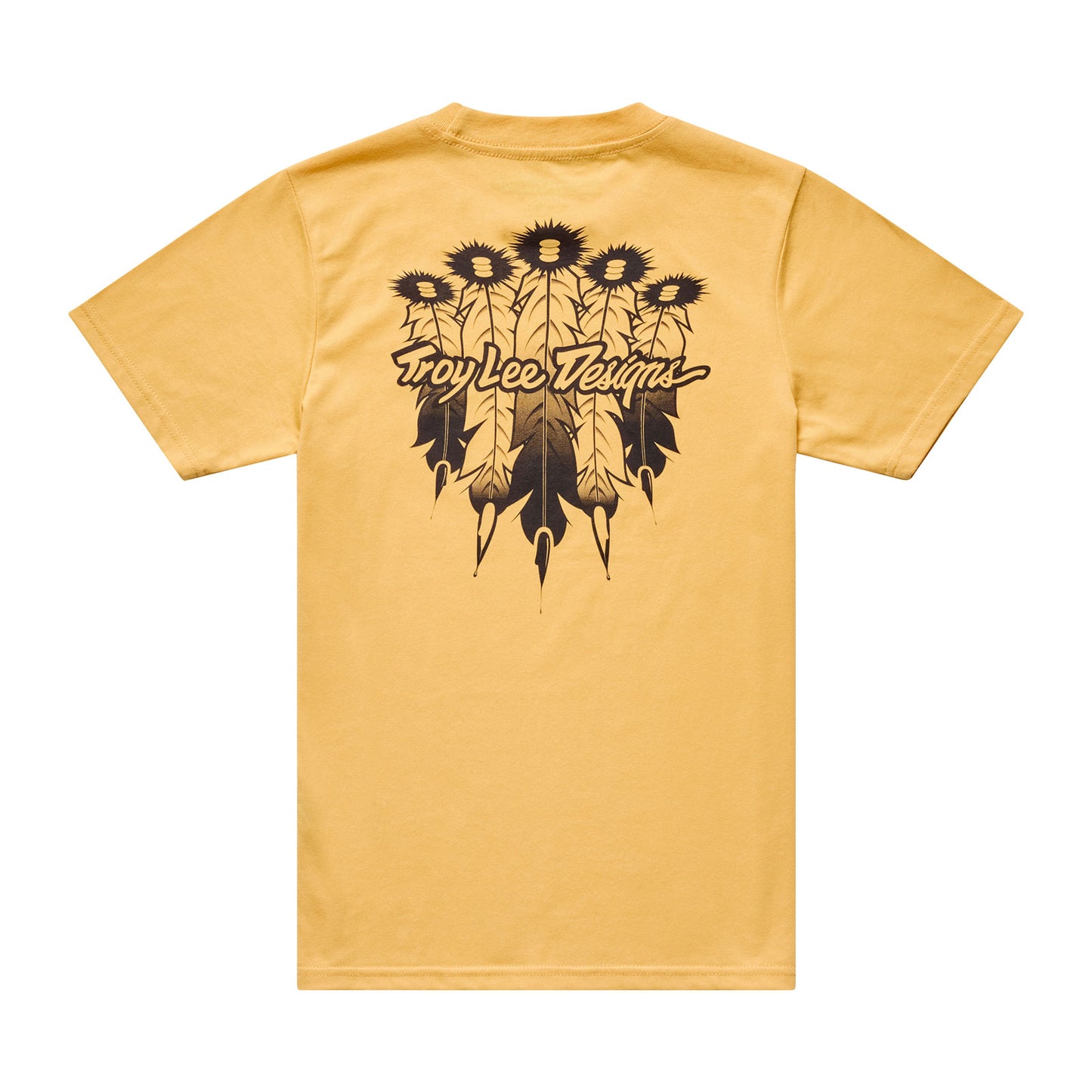 Youth Short Sleeve Tee Feathers Bleached Melon