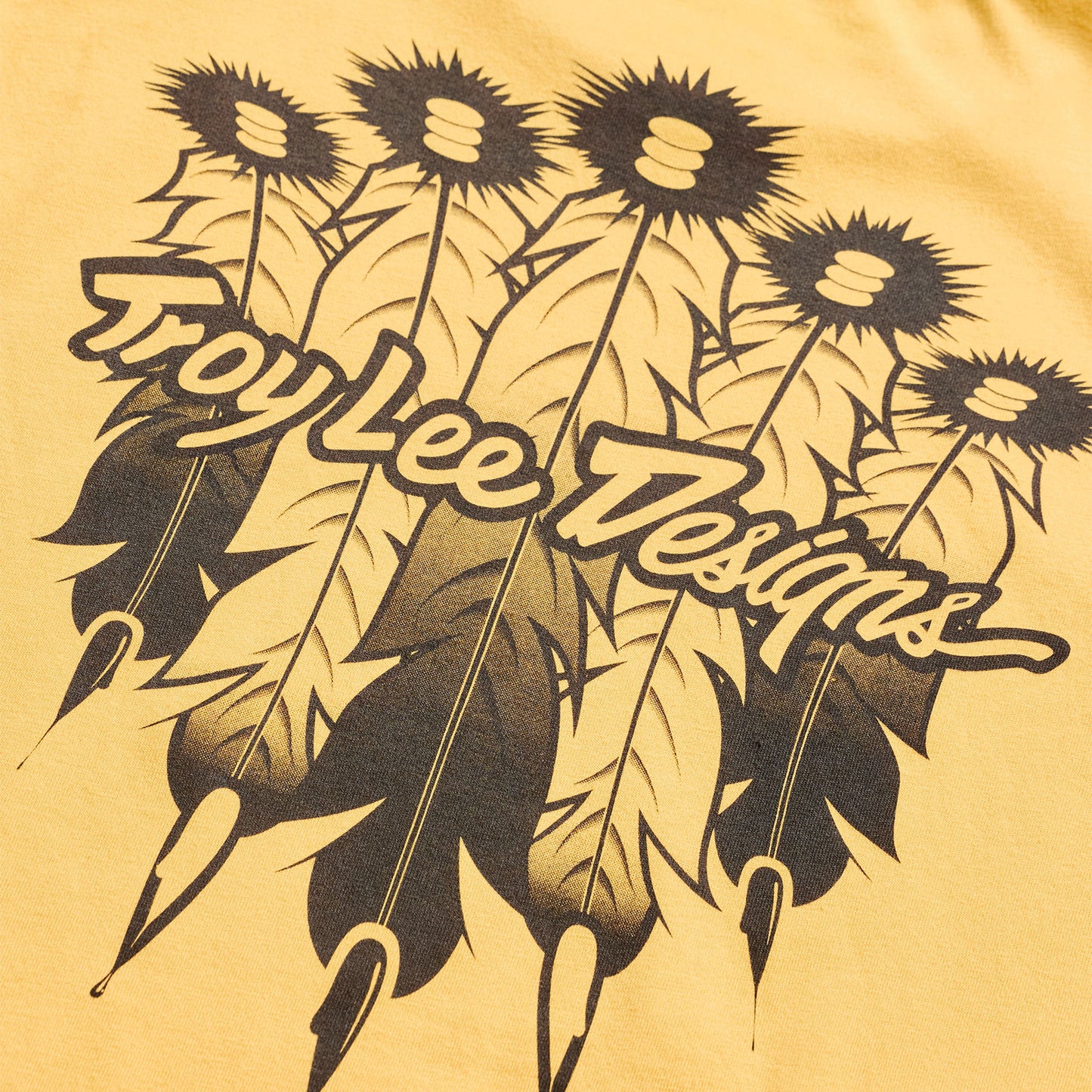 Youth Short Sleeve Tee Feathers Bleached Melon