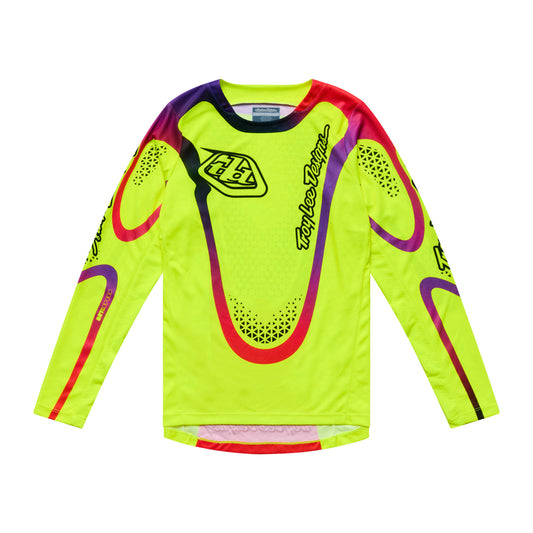 Youth GP Pro Jersey Aura Flo Yellow
