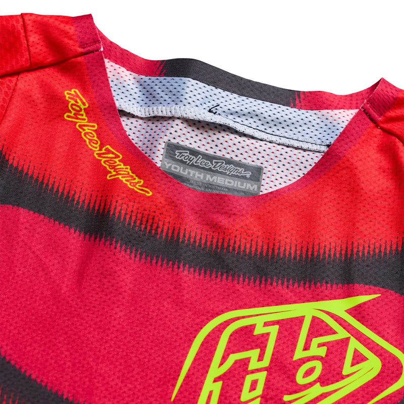 Youth SE Pro LS Jersey Illusion Red / Black