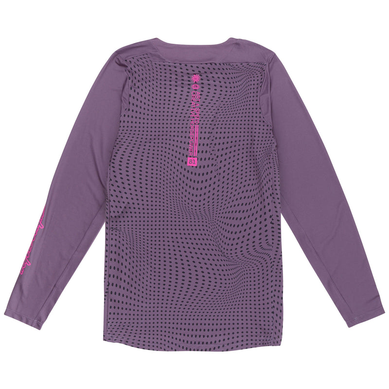 Skyline Long Sleeve Jersey Radioscape Deep Purp