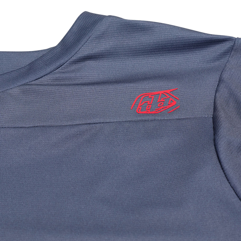 Maillot à manches courtes Skyline Mono Steel Blue