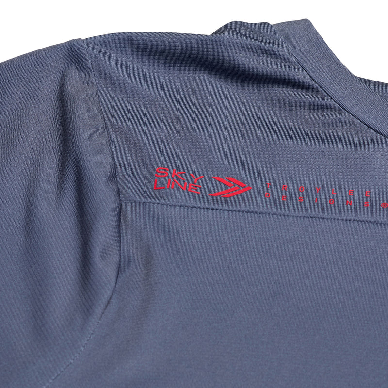 Maillot à manches courtes Skyline Mono Steel Blue