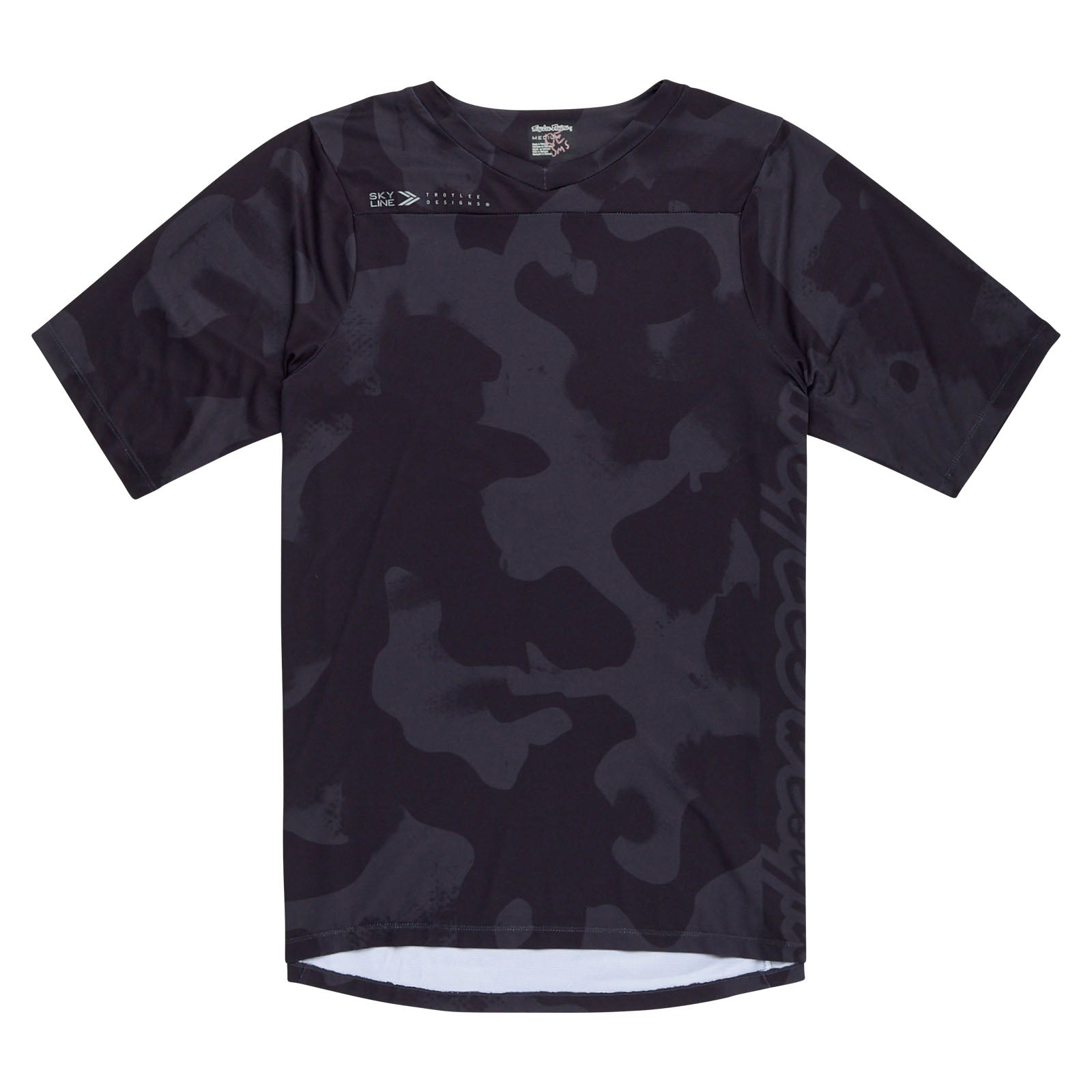 Maillot à manches courtes Skyline Scrubland Noir