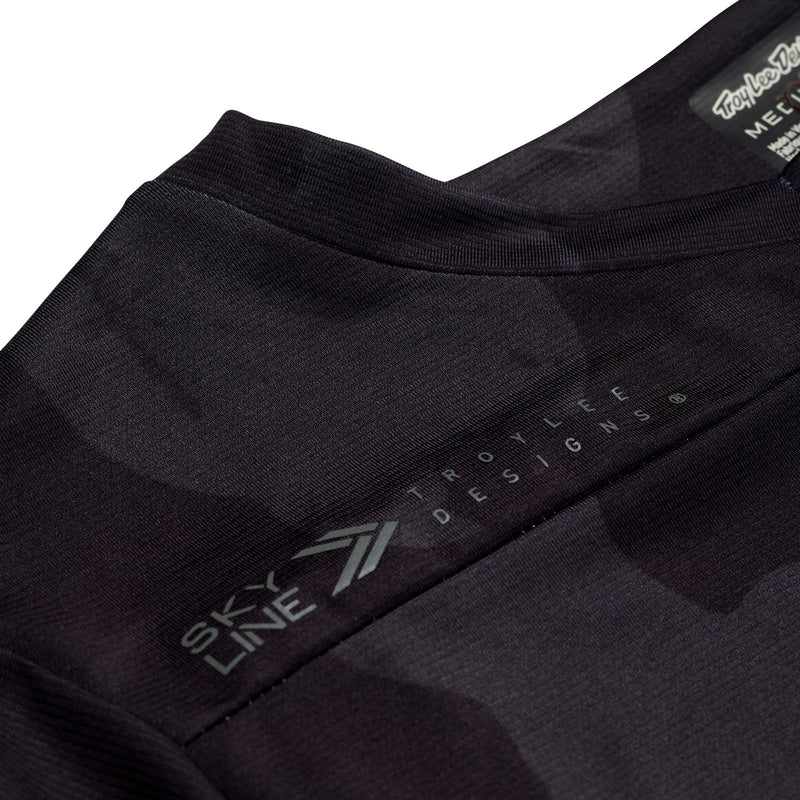 Maillot à manches courtes Skyline Scrubland Noir