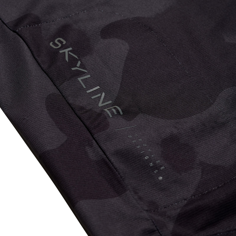 Maillot à manches courtes Skyline Scrubland Noir