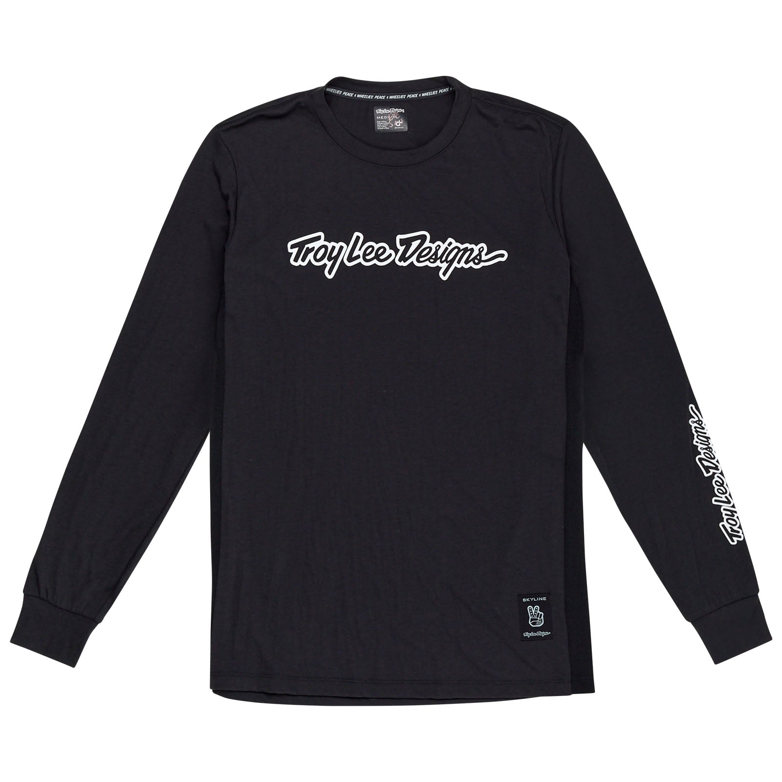 Skyline Long Sleeve Ride Tee Signature Black – Troy Lee Designs