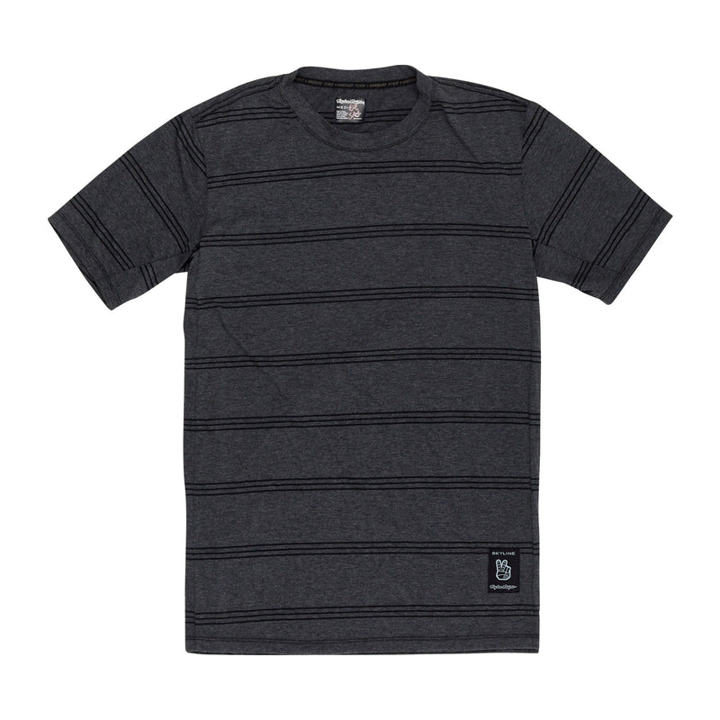 Skyline Short Sleeve Ride Tee Washed Out Dark Cloud
