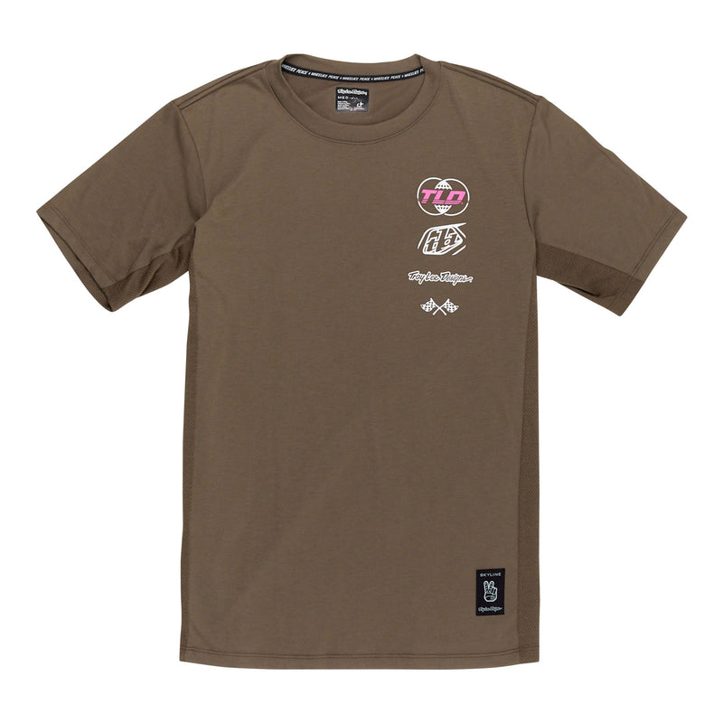 Skyline Short Sleeve Ride Tee Worldwide Caper