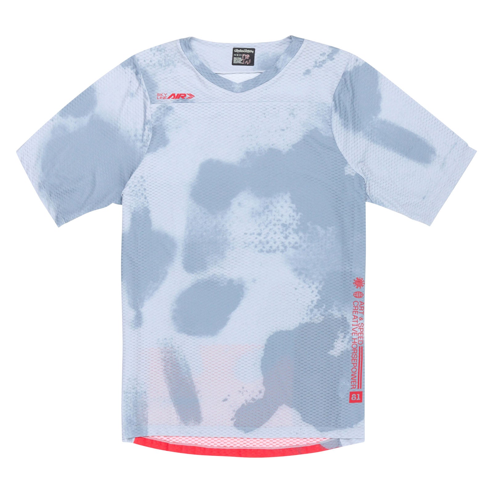 Maillot à manches courtes Skyline Air évasé en béton