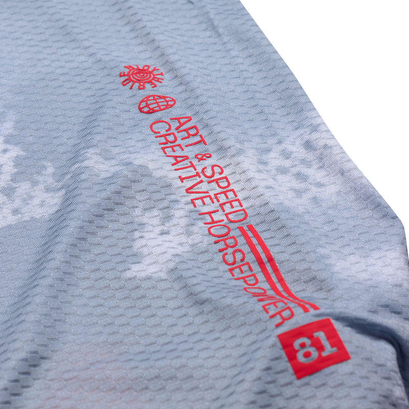 Maillot à manches courtes Skyline Air évasé en béton